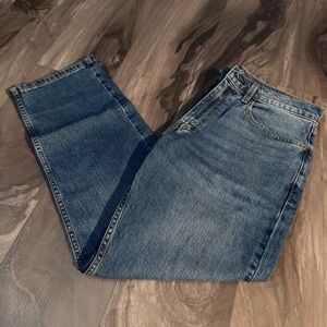 Levi's 505 Regular Fit Jeans Blue Medium Wash Denim Mens 34x30